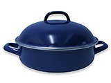 ARROCERA CACEROLA BAJA 24 CMS PELTRE DURACERO AZUL