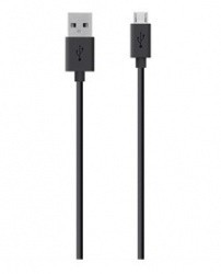 Belkin Cable USB 2.0 A Macho - micro-USB B Macho, 1.2 Metros, Negro