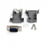 StarTech.com Conector D-Sub DB9 Serial Macho Ensamblado con Carcasa...