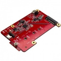 StarTech.com Adaptador Convertidor USB a M.2, 6 Gbits, Rojo