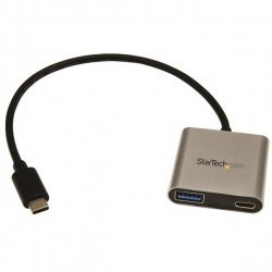 StarTech.com Concentrador Hub USB 3.0 de 2 Puertos, 5000 Mbits