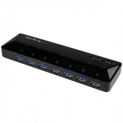 StarTech.com Hub Concentrador USB 3.0, 7 Puertos, 5000 Mbits, Negro