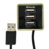BRobotix Hub USB 2.0, 3 Puertos USB 2.0