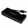 StarTech.com Mini Replicador de Puertos USB 3.0 con HDMI o VGA, Eth...