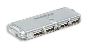Manhattan Hub USB 2.0, 4 Puertos, 480 Mbit/s