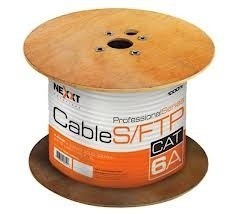 Nexxt Solutions Bobina de Cable Cat6a STP, 305 Metros, Gris