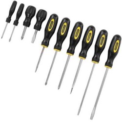 DESARMADORES BASIC JUEGO C/10 PIEZAS STANLEY 60-100