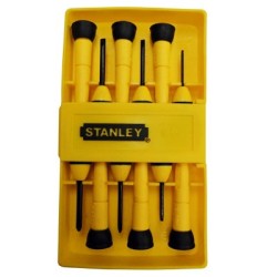 DESARMADORES DE PRECISION JUEGO C/6 PIEZAS STANLEY 66-052