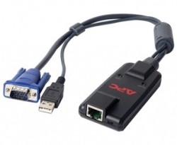 APC Cable Switch KVM 2G KVM-USB, D-Sub/USB, Negro