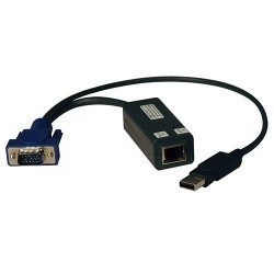 Tripp Lite Cable KVM RJ45 Macho - HD15/USB A Hembra, Negro - 8 Piezas