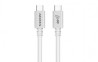 Adata Cable USB C - USB C Macho, 1 Metro, Blanco