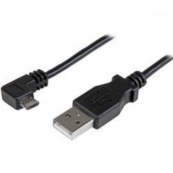 StarTech.com Cable Micro USB Acodado a la Derecha, 50cm, Negro