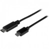 StarTech.com Cable USB C Macho - Micro-USB B Macho, 50cm, Negro