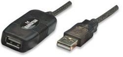 Manhattan Cable de Extensión Activa USB de Alta Velocidad Encadenab...