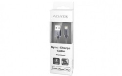Adata Cable USB 2.0 Macho - Lightning Macho, Titanio
