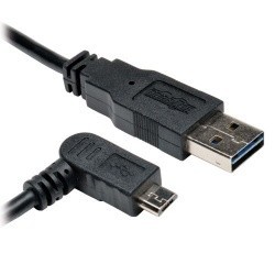 Tripp Lite Cable USB A Macho - Micro-USB B Macho, 91cm, Negro