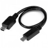 StarTech.com Cable Adaptador USB OTG, micro USB Macho - mini USB Ma...