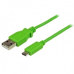 StarTech.com Cable Slim Micro USB B - USB A, 1 Metro, Verde