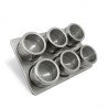 Juego de Especieros Kuche Mod. Munich -Acero Inoxidable