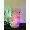 Tarro De Cristal De 500ml Forma De Craneo Calavera Con Leds Byteshop