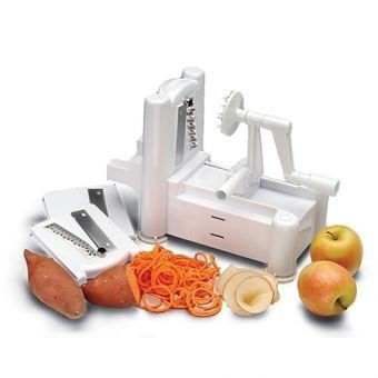 Rallador y Rebanador Múltiple de Alimentos Hurry Slicer -Blanco