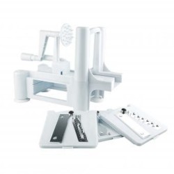 Rallador y Rebanador Múltiple de Alimentos Hurry Slicer -Blanco