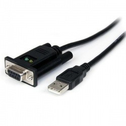 StarTech.com Cable USB - RS-232, 1 Metro, Negro