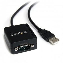 StarTech.com Cable USB 2.0 A Macho - Serial DB9 Macho, 1.8m, Negro