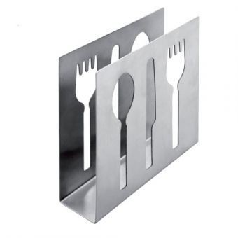 Servilletero Inox IBILI Mod 724600-Plata