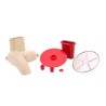 Set Kit Accesorios Extractor Aditamento Rallador Y Cortador Multi T...
