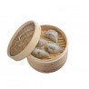 Vaporera De Bambu 25cms Cocina Sano Sin Grasa China Japonesa