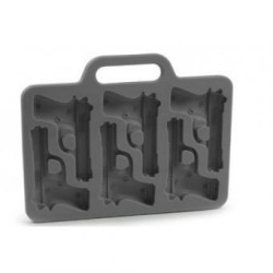 Gun Freeze Molde De Pistola Para Hacer Hielo Fiesta Bar