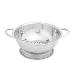 Coladera Escurridor Euro Acero Inoxidable 26 cm