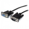 StarTech.com Cable Serial DB-9 Macho - DB-9 Hembra, 1 Metro, Negro