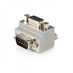 Startech.com Adaptador de Cable DB9 Macho - DB9 Hembra Tipo 2 Acoda...