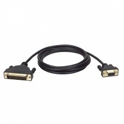 Tripp Lite Cable DB9 Macho - DB25 Hembra, 1.83 Metros, Negro