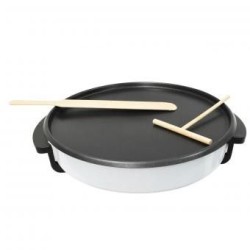 Crepera Electrica Grande Antiadherente 36cm Maquina Crepas