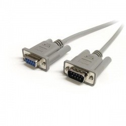 StarTech.com Cable Serial DB-9 Macho - DB-9 Hembra, 90cm, Gris