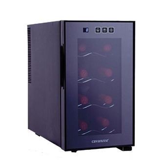 Enfriador de Vino Cavanova 8 Botellas-Negro