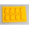Muñeco Lego Molde Para Hielos Chocolate Gomitas-amarillo