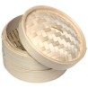 Vaporera De Bambu 30cms Cocina Sano Sin Grasa China Japonesa