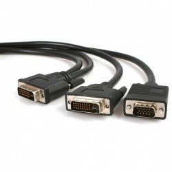StarTech.com Cable DVI-I Macho - DVI-D VGA (D-Sub) Macho, 1.8 Metro...
