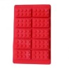 Kit De 5 Moldes Bloques Lego Para Hielos Chocolate Gomitas