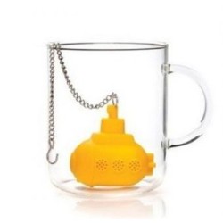 Submarino amarillo Difusor colador de té-Amarillo