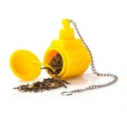 Submarino amarillo Difusor colador de té-Amarillo