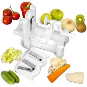Rallador De Comida Spiral Slicer - Blanco