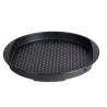 Charola Circular Dots Negra (grande)
