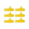 Cubitos de hielo con forma de submarino reutilizable Kikkerland CU28