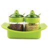 Jgo. 2 Recipientes de 200 cc,Herevin,"Venezia",,Verde