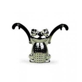 Infusor de té en forma de rana Kikkerland frog infuser Gris